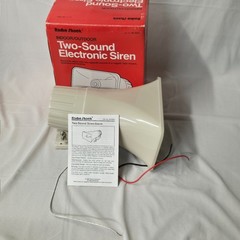 Vintage Radio Shack 49-525A Two-Sound Electronic Siren Indoor/Outdoor New In Box