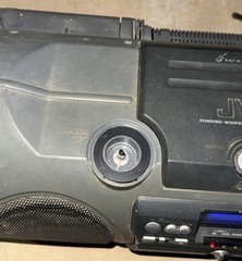JVC Kaboom RV-NB1 Stereo Radio – Boombox CD & Aux Works Fine – Tape Doesn’t Work