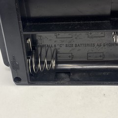 Vintage GE General Electric AM/FM Portable Radio Model 7-2857A Silver 1980s WORK