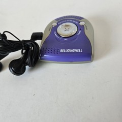 VTG Bell Howell Radio Action FM Auto scan Radio Blue Brand New