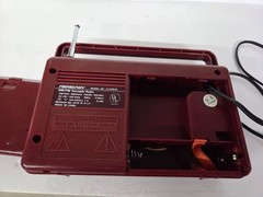 Vintage 1980s SOUNDESIGN Maroon AM FM Radio Player #2216BUR Tested – PLEASE READ