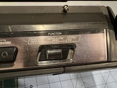 Vintage GE portable radio boombox w/ tape player model 3-5624A – Tested & works!
