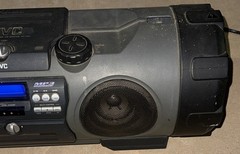 JVC Kaboom RV-NB1 Stereo Radio – Boombox CD & Aux Works Fine – Tape Doesn’t Work