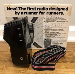 Vintage 1977 Randix Runners High Sensitivity AM Radio Hi-Power Speaker NEW IOB