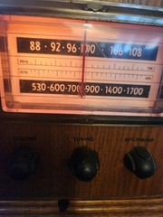 Crosley Collector&rsquo;s Edition 1947 Wood Radio Cassette Player #1303 AM/FM Works
