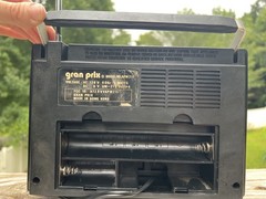 Vintage Grand Prix Radio AM FM Air PB-WB Receiver Model APW215 -TESTED WORKS