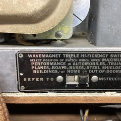 Vintage Zenith Wave Magnet Long Distance Radio Model 5G500 See Description