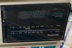 Vintage Panasonic RC-6310 Digital FM/AM Dual Wake Up Alarm Clock Radio Works