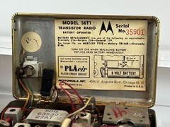 Museum Condition 1955/1956 Motorola 56T1 Transistor Radio – TESTED WORKING