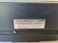 Vintage Hitachi Transistor AM/SW Radio WH-888R Hiphonic « Radar Tuning » WH-888