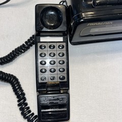 Soundesign Model 7553BLK AM/FM Clock Radio Cassette Player Phone Tested Works