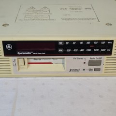 Vintage GE Spacemaker Under Cabinet AM/FM Stereo Radio Cassette Player Tested…