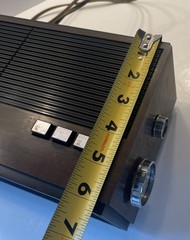 Vintage Soundesign 3464 Flip Clock Radio AM/FM Alarm Woodgrain Mid Century WORKS