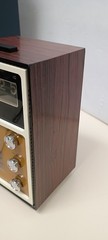 RCA Flip Clock AM Radio – Working, Woodgrain, No Backlight
