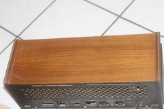 Vintage Working Table Top Stereo w/ tuning eye Philips B5X43A Made in Holland