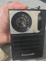 Vintage PANASONIC Portable Am/Fm Radio Model RF-508 9v Battery Power Works As is