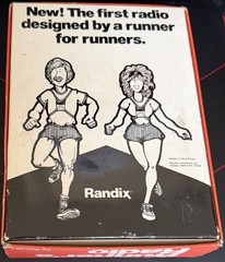 Vintage 1977 Randix Runners High Sensitivity AM Radio Hi-Power Speaker SEALED !!