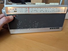 Vintage Sony TFM-117WB FM/SW/MW Tested, WORKING Parts/Repair Cosmetic Fair Cond.