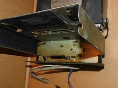 Vintage Hitachi Car AM FM Radio KM-1001R AS IS for Parts Repair