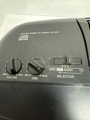 PANASONIC RX-DS15 Portable Stereo BoomBox CD/TAPE/AM/FM XBS System All Work