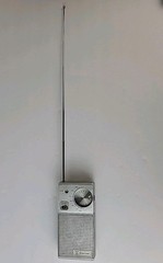 Rare Vintage Emerson P3751B FM/AM 2 Band Transistor Receiver Taiwan TESTED