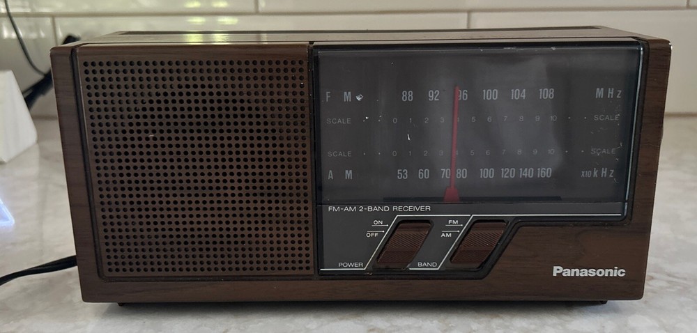 Panasonic RE-6266 AM/FM 2-Band Radio Receiver Taiwan TESTED 1970s VNTG FAST SHIP