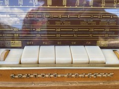 Grundig Majestic Tube Radio 2077 1950’s Tabletop AM/FM Shortwave Vintage Germany