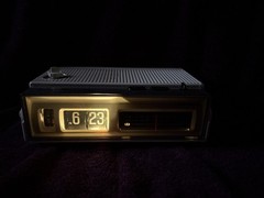 Vintage Panasonic RC-6002 FM/AM Flip Clock Radio White NICE CONDITION WORKING