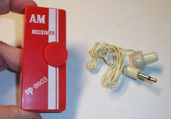 Vintage AM Pocket Portable Receiver DP-8603 with Earbuds Tested & Working