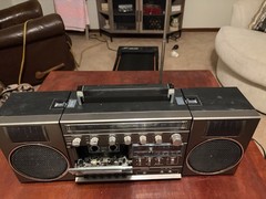 General Electric Model 3-526D Boom Box. Works. Tested.