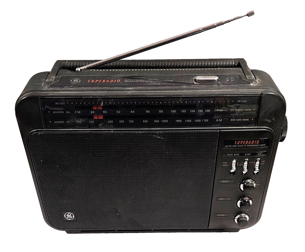 GE Superadio 7-2887A Long Range AM/FM HI Performance Wide Band
