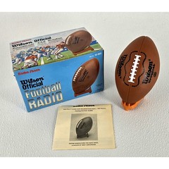 VINTAGE RADIO SHACK WILSON OFFICIAL FOOTBALL NOVELTY AM RADIO New In Box
