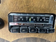 Vintage 1960s Automatic Radio AR IC AM FM Custom Wood Cabinet Works