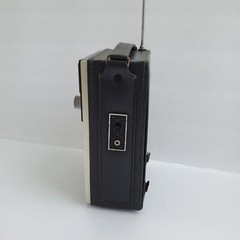 AM FM band radio Black Vtg Sears and Roebuck Company radio music Nostalgia READ