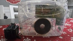 Clear Tunes CT-17 Portable AM/FM Radio Working Vintage w/ adapter-Ships Fast