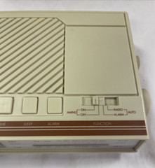 Vintage Tenkai AM/FM Clock Radio Model RC5 Works Made Hong Kong in VGC