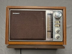 Vintage Sony AM/FM Radio Model ICF-9740W – Tested – Works