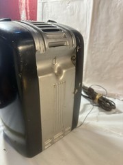 Westinghouse Vintage Tube Tabletop Radio Black/Silver with Power Cord