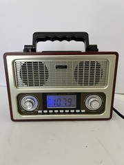 Supersonic SC-1098 Vintage Retro 3-Band Rechargeable FM Radio +Bluetooth +USB