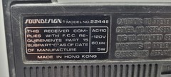 Vintage Soundesign 2244 AM FM Portable Radio For Parts Repair Read Description