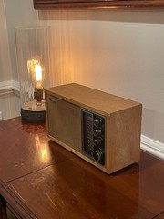 Sony TFM-9440W Vintage AM FM Radio Wood Grain Analog Tested Working
