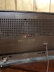 Metz 409/3D 1950’s German Radio Large Tabletop Tube AM FM SW Radio