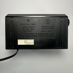 General Electric GE Vintage Alarm Clock AM/FM Radio Model 7-4601A with Woodgrain