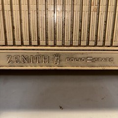 Rare Zenith Solid State Am Only Radio USA Z212L Working Found 7 Stations Vintage