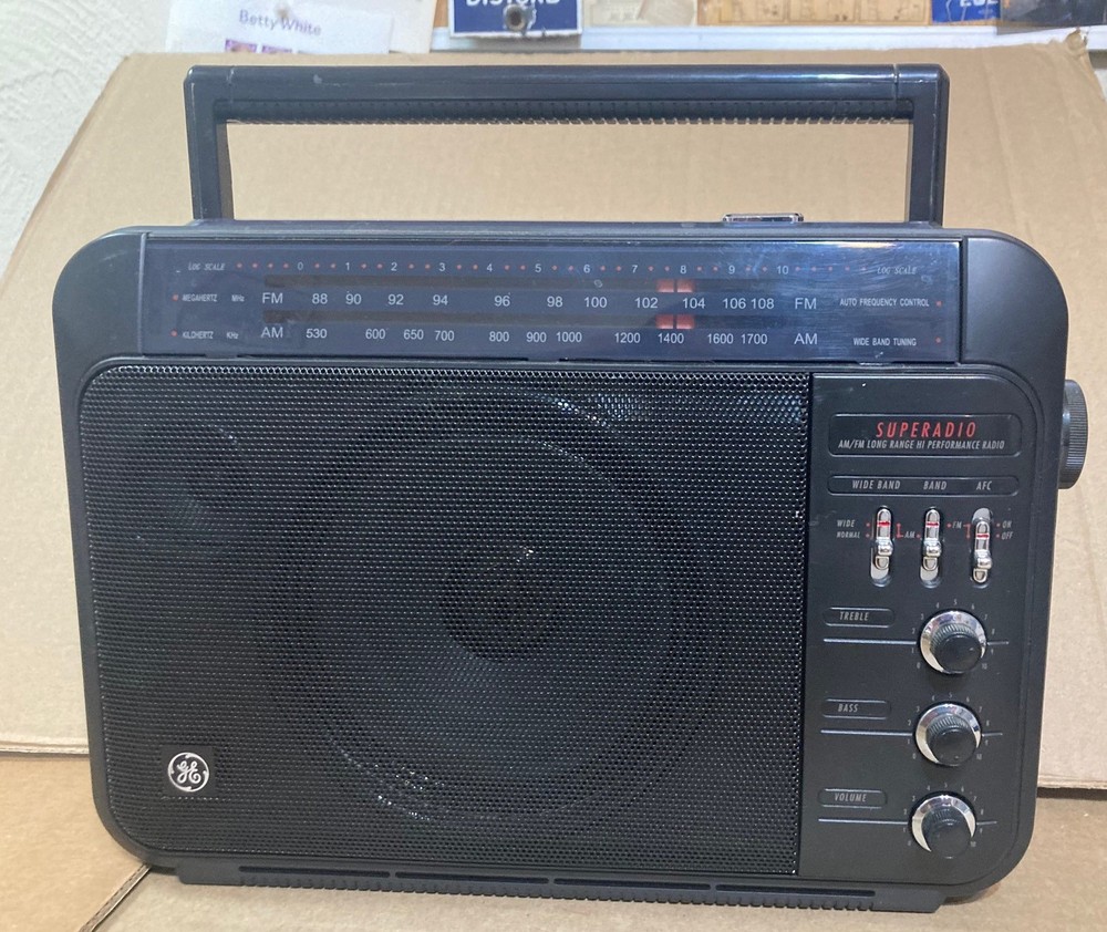 VINTAGE GE GENERAL ELECTRIC SUPERADIO 7-2887B LONG RANGE AM/FM RADIO RECEIVER EX