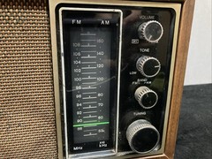 Sony TFM-9440 W AM/FM Table Top Wood Grain Radio Tested