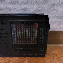 Sony Icf-7601 Fm/Am/Sw 12Bands Showa Retro Confirmed Operation Free Shipping