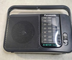 Panasonic Model RF-544 AM/FM Radio-Battery Tested Works Great-No Power Cord