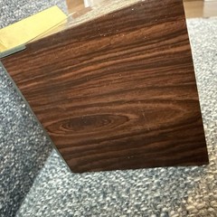 Vtg MCM Realistic Radio Shack Weather Radio Cube 12-181A Faux Walnut PARTS Read.