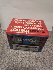 Vintage SL-2000 Solid State Radio Receiver AM Band Twin Speakers Used Works Box